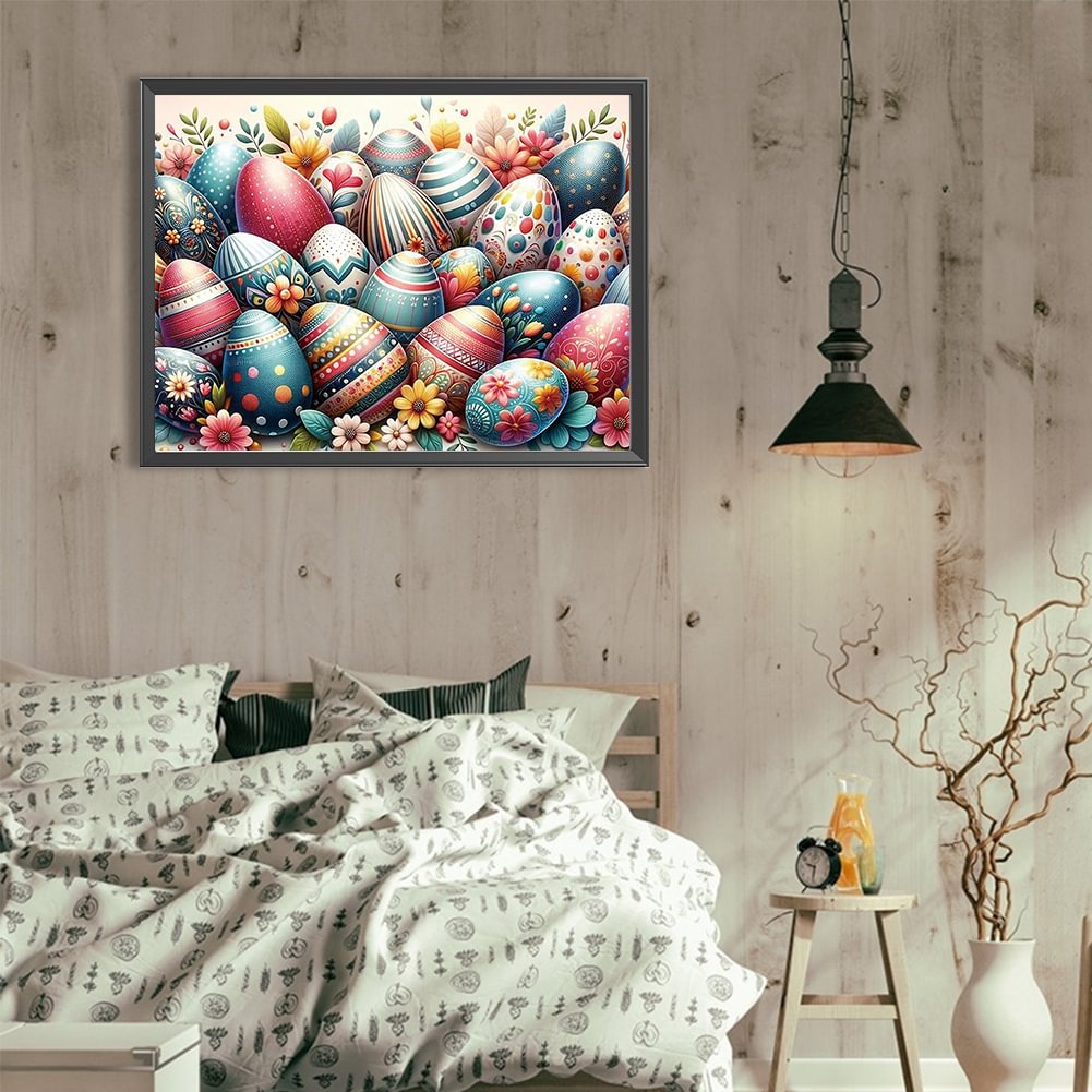 Embroidery Egg - Zestaw do Diamond Painting Rodzina Pełna