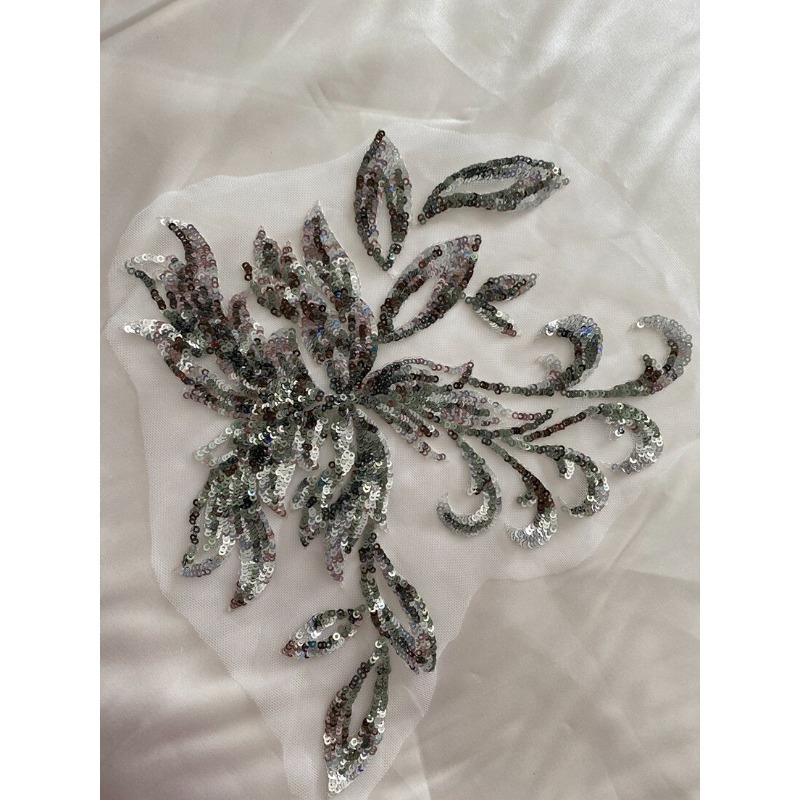 Embroidery Underlay - Koronkowe haftowane aplikacje z siateczki i