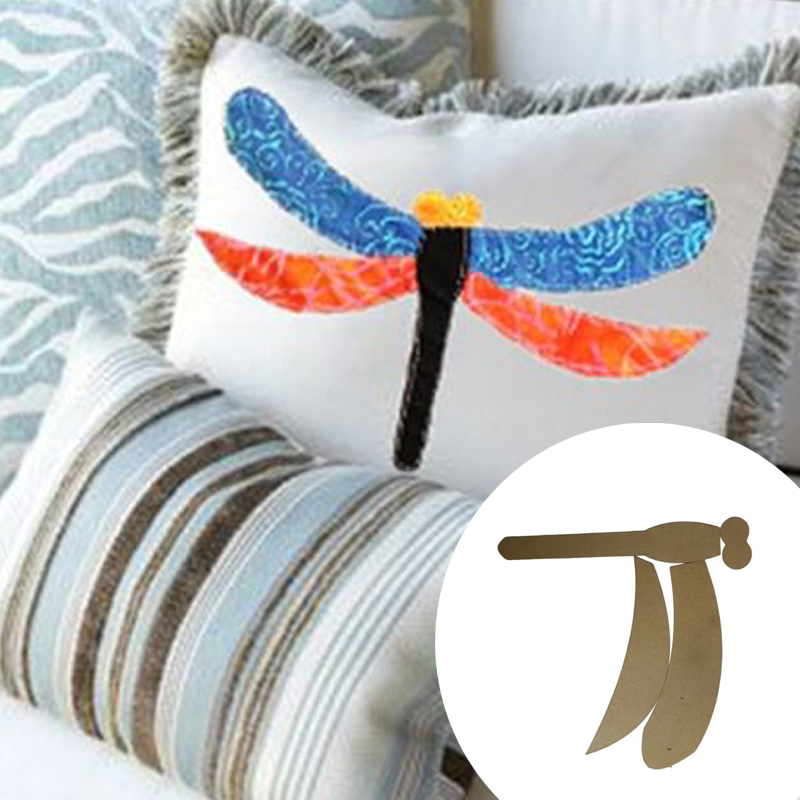 Embroidery And Quilting - Szablon do pikowania ważki Przezroczysty wzór