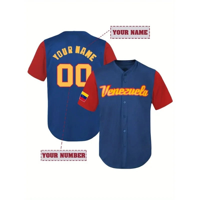 Koszulka baseballowa z Wenezue – Embroidery On Shirt recenzja i cena