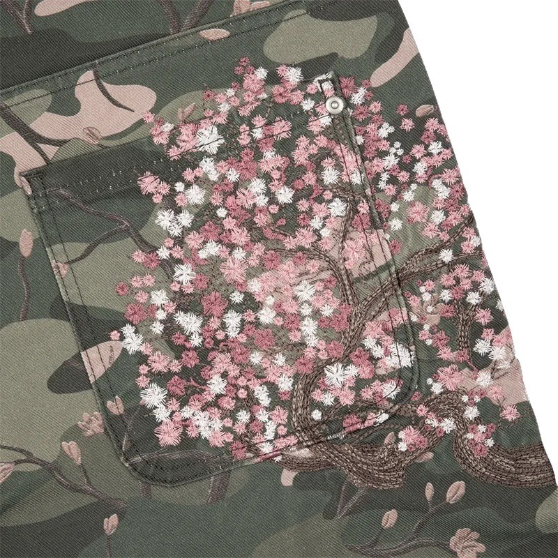 Męskie jeansy Y2K z haftem Sak – Embroidery Jeans Sakura recenzja i cena