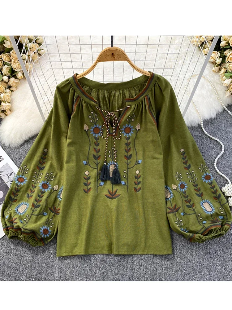 Damska wiosenna bluzka w stylu – Embroidery On Shirt recenzja i cena