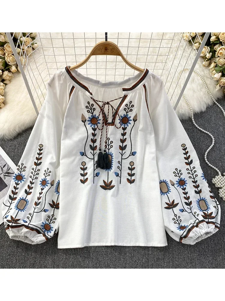 Damska wiosenna bluzka w stylu – Embroidery On Shirt recenzja i cena