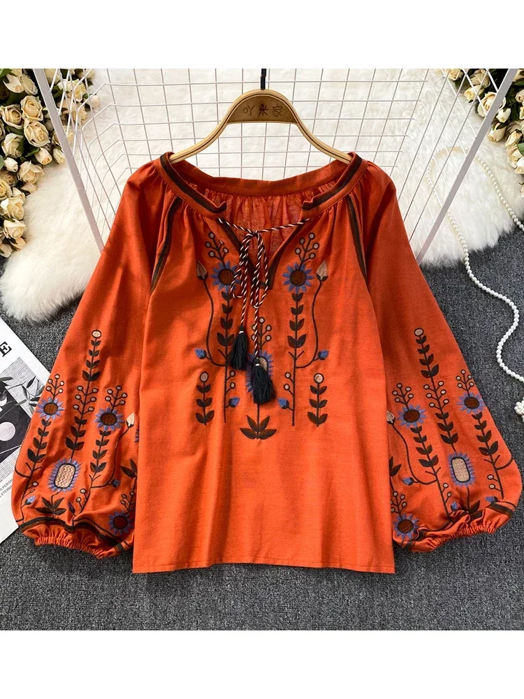 Damska wiosenna bluzka w stylu – Embroidery On Shirt recenzja i cena