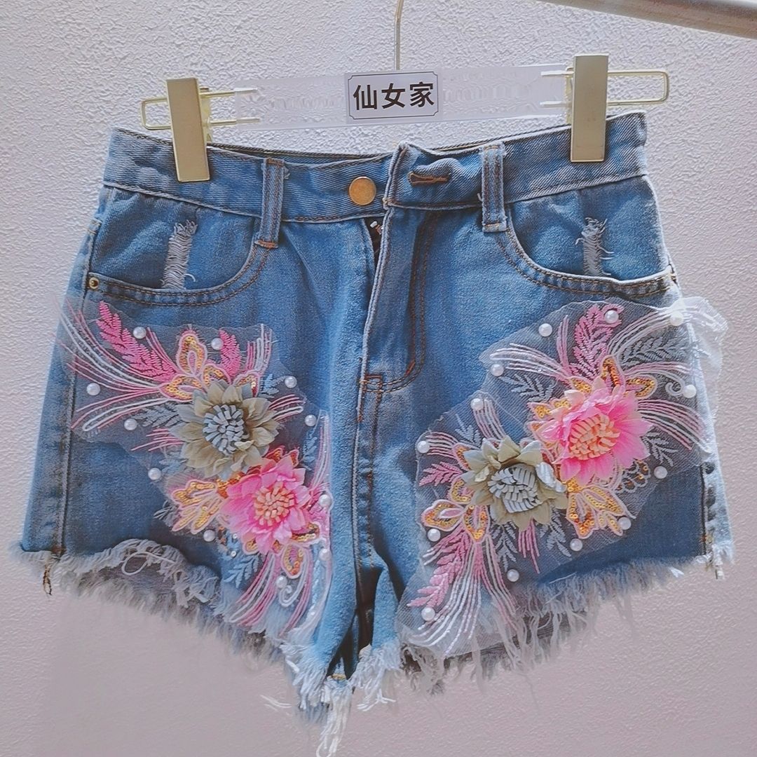 Damskie szorty jeansowe w styl – Embroidery Jeans Sakura recenzja i cena