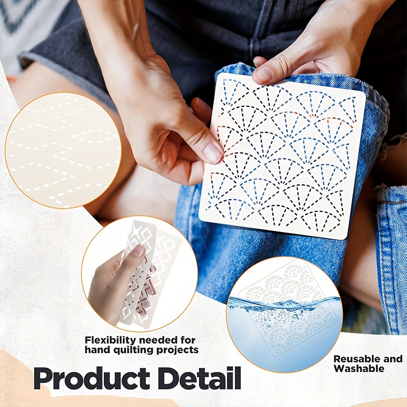 30 szt. Szablonów do haftu DIY – Embroidery And Quilting recenzja i cena
