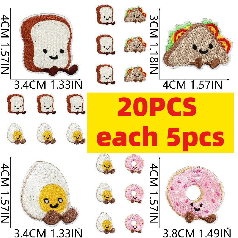 10/20 szt. Urocze naklejki z t – Embroidery Egg recenzja i cena