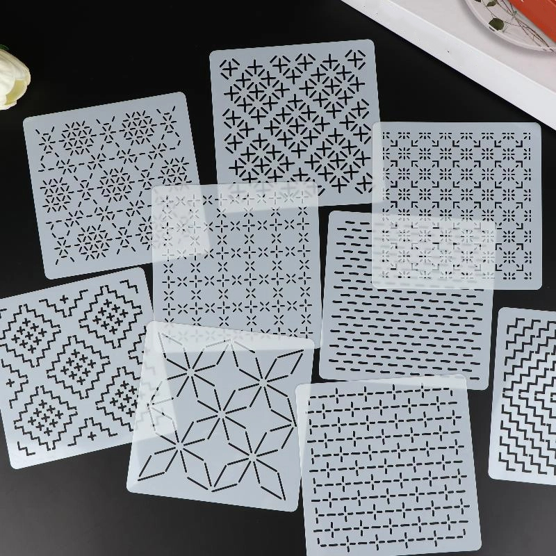 9 szt./32 szt. Szablony do haf – Embroidery And Quilting recenzja i cena