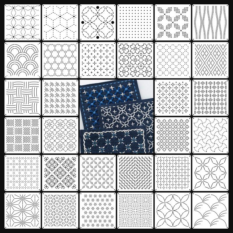9 szt./32 szt. Szablony do haf – Embroidery And Quilting recenzja i cena