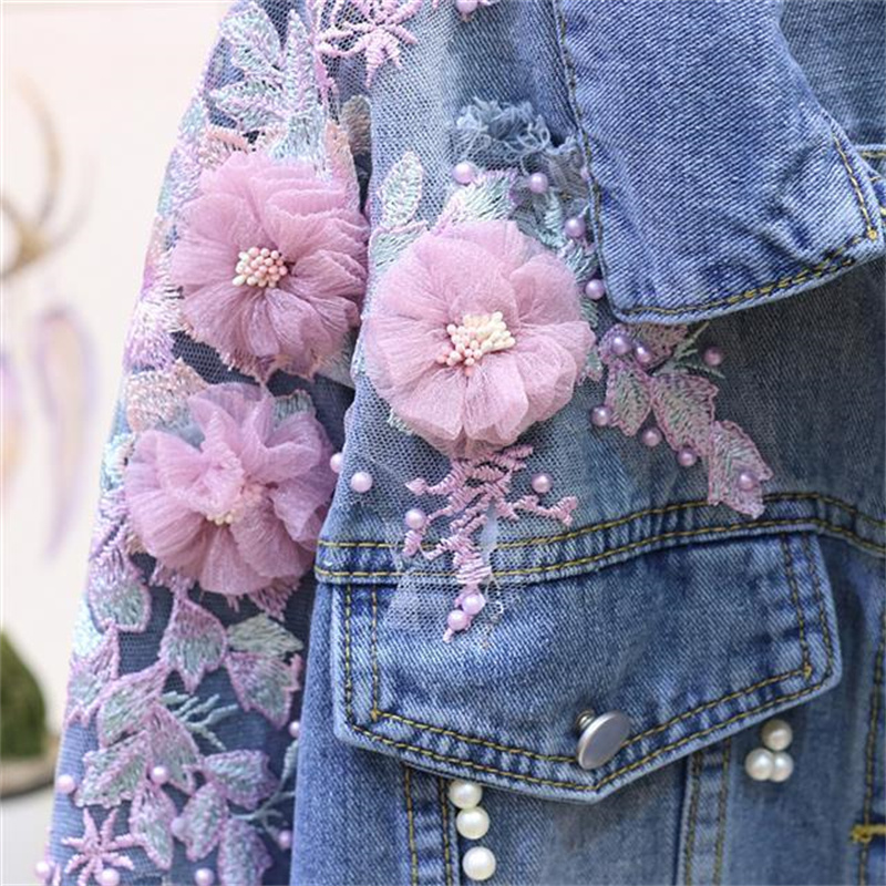 2022 nowe zdobienie Denim krót – Embroidery Jeans Sakura recenzja i cena