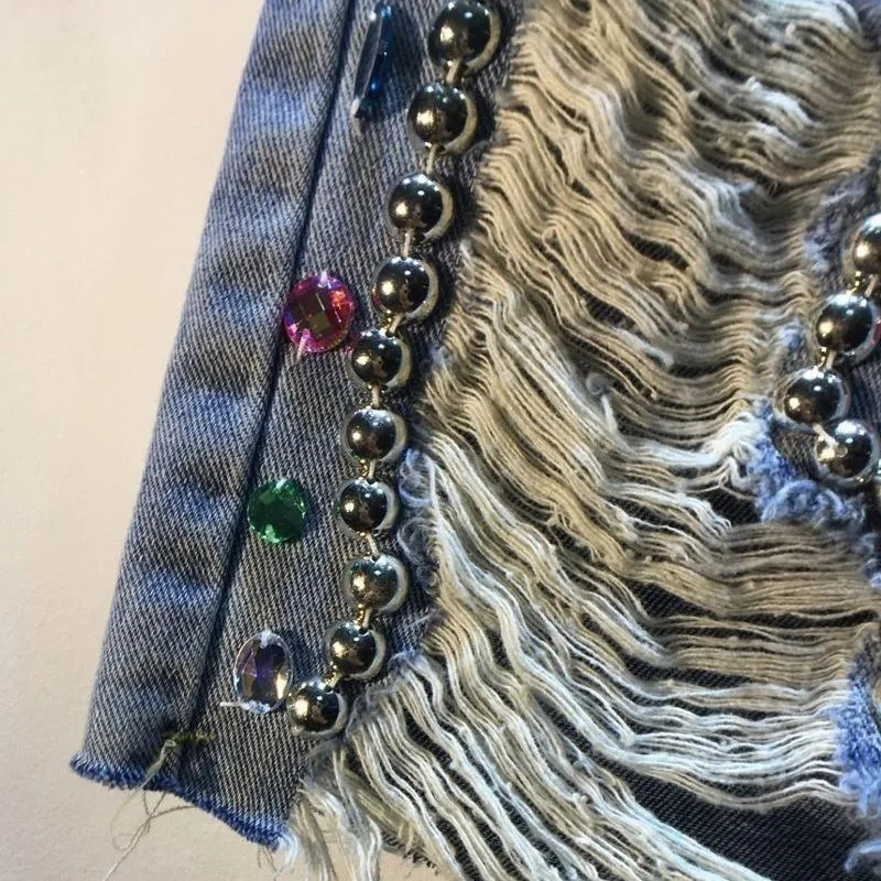 Szorty damskie na lato 2025, d – Embroidery Jeans Sakura recenzja i cena