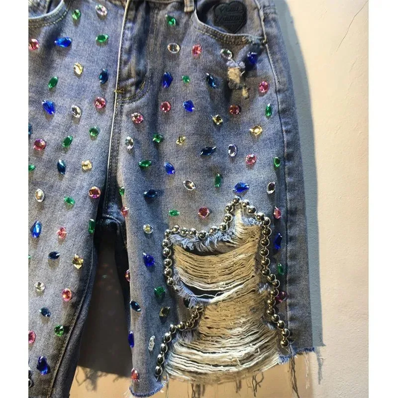 Szorty damskie na lato 2025, d – Embroidery Jeans Sakura recenzja i cena